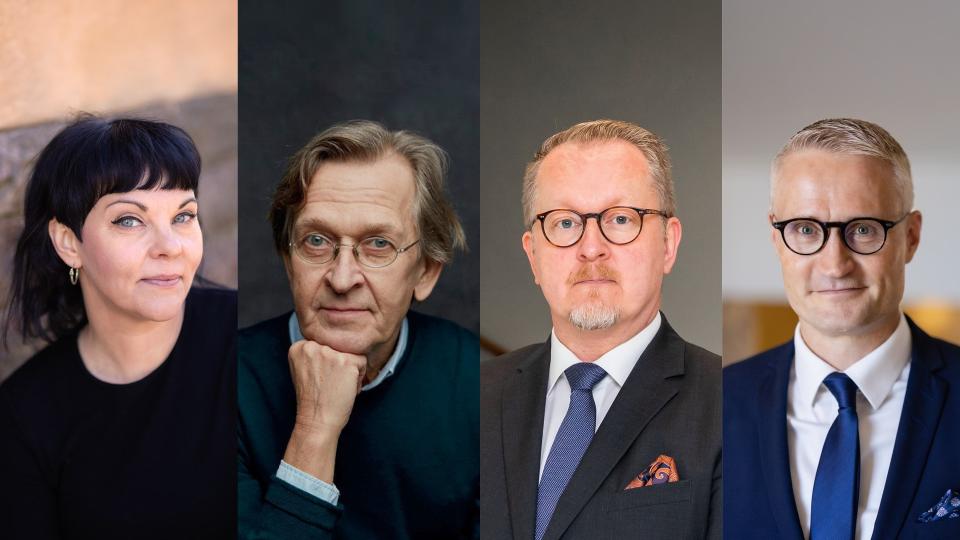 Noora Kotilainen, Martti Koskenniemi, Teemu Tallberg ja Jarno Limnéll.
