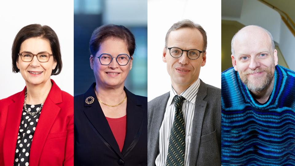 Keskusteluun osallistuvat Anita Lehikoinen, Taina Pihlajaniemi, Sami Pihlström ja Janne Saarikivi.