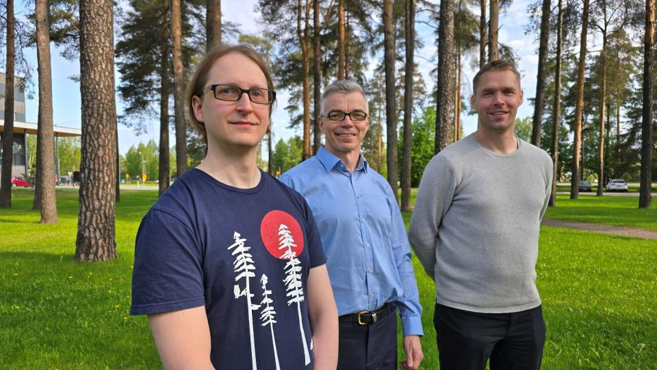Antti Moilanen (left), Petri Leukkunen and Sakari Sipola.
