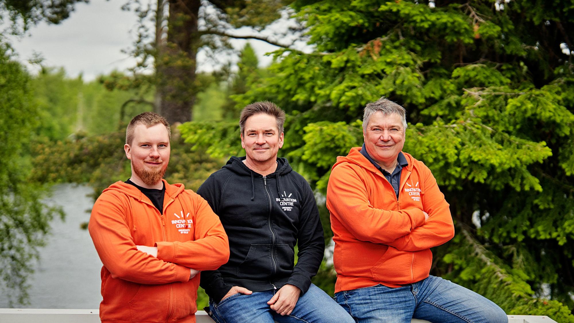 Innovaatiokeskuksen Ville, Janne & Markku.