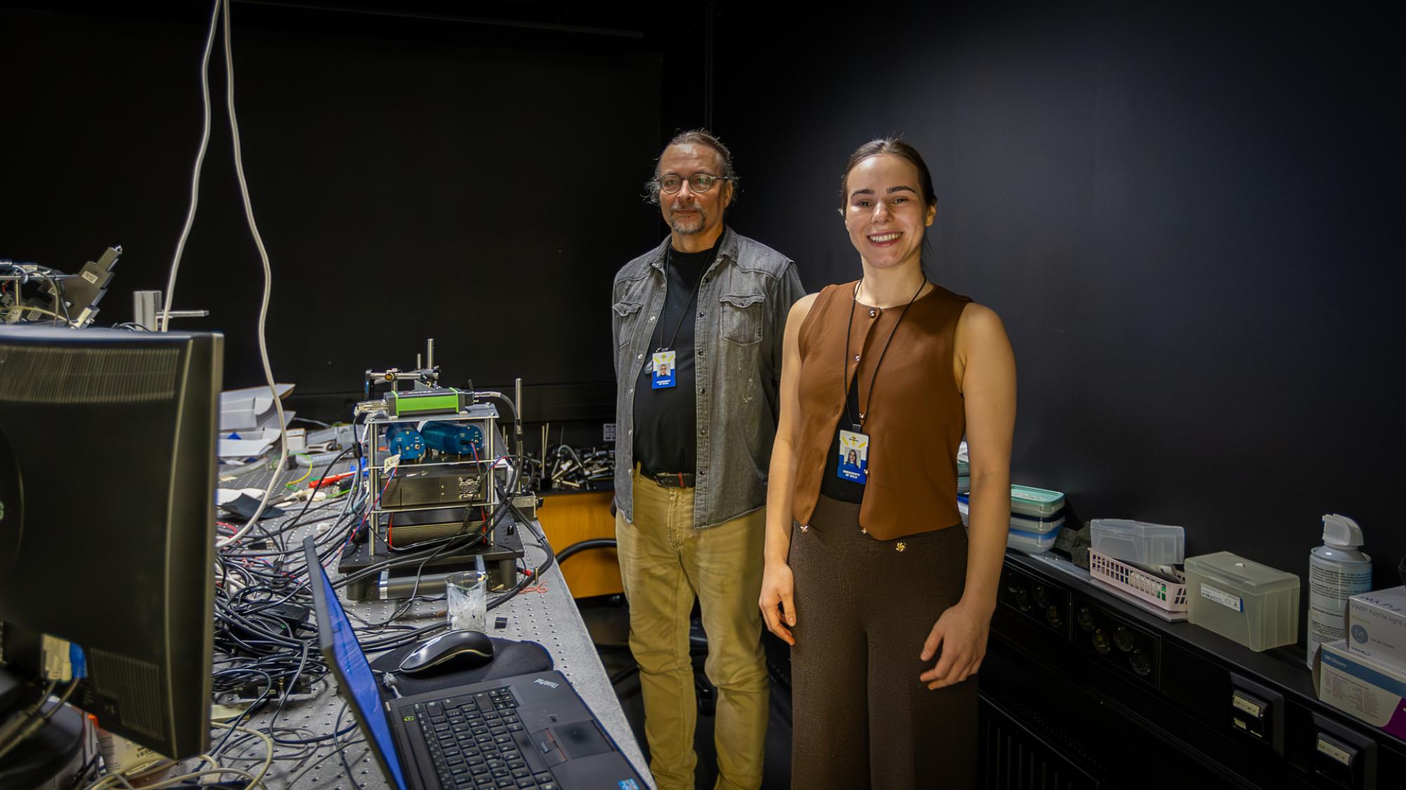 KYKn projektitutkijat Ismo Vuorela ja Olga Morozova