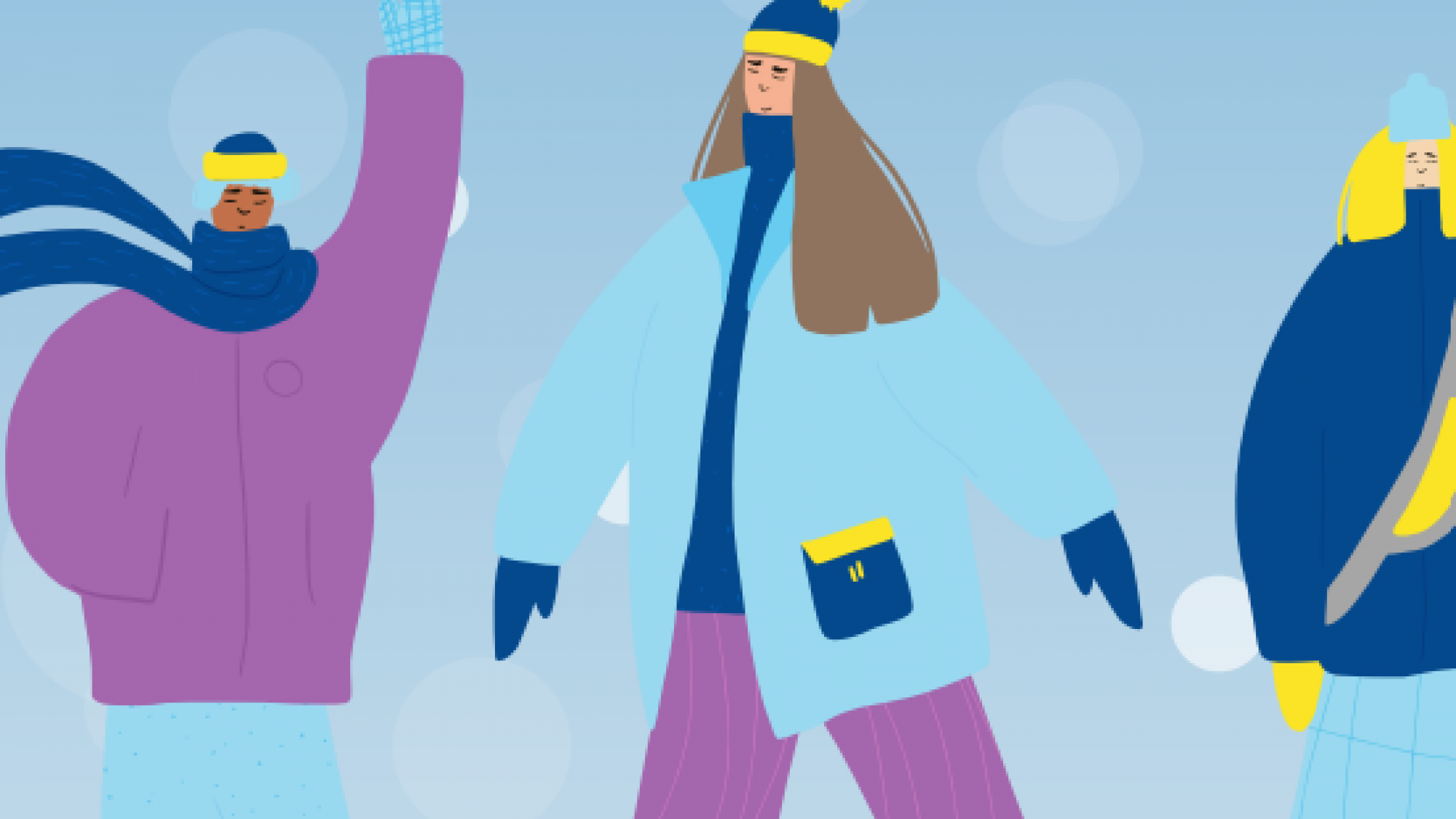 Animations in a winter setting