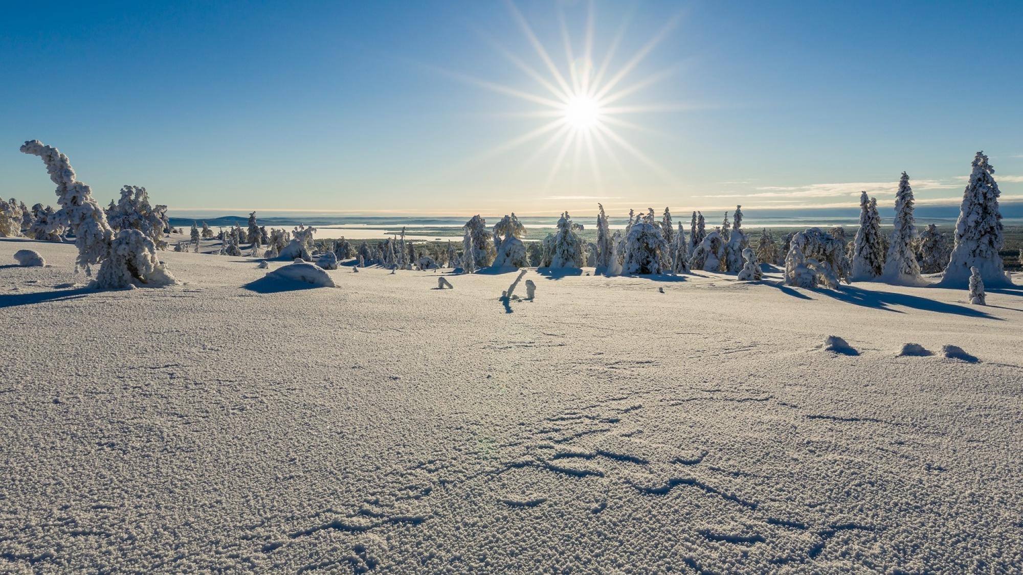 Kevathanki auringonpaisteessa