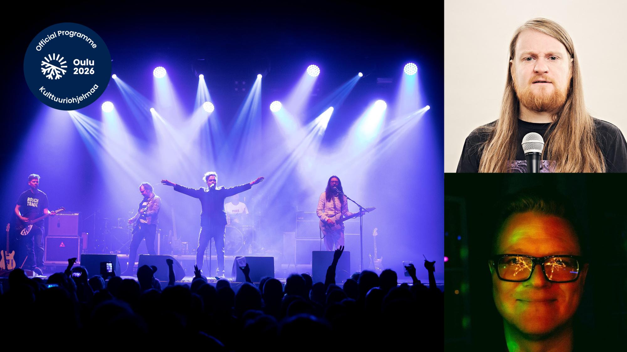 Kuvassa Aknestik keikalla, Ray Zambino sekä DJ Pyhis.