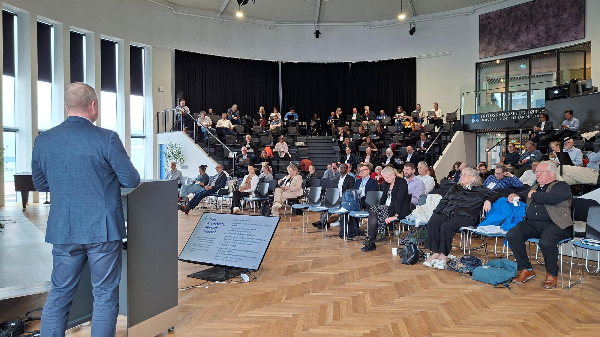 ArcticWater Thematic Network presented at the UArctic Assembly meeting.