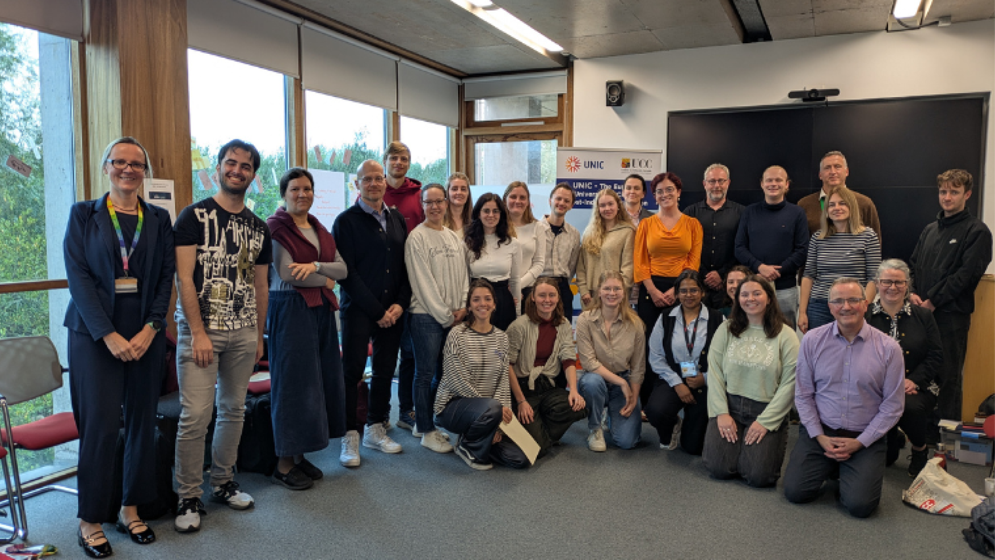 Group photo of the Autumn School students