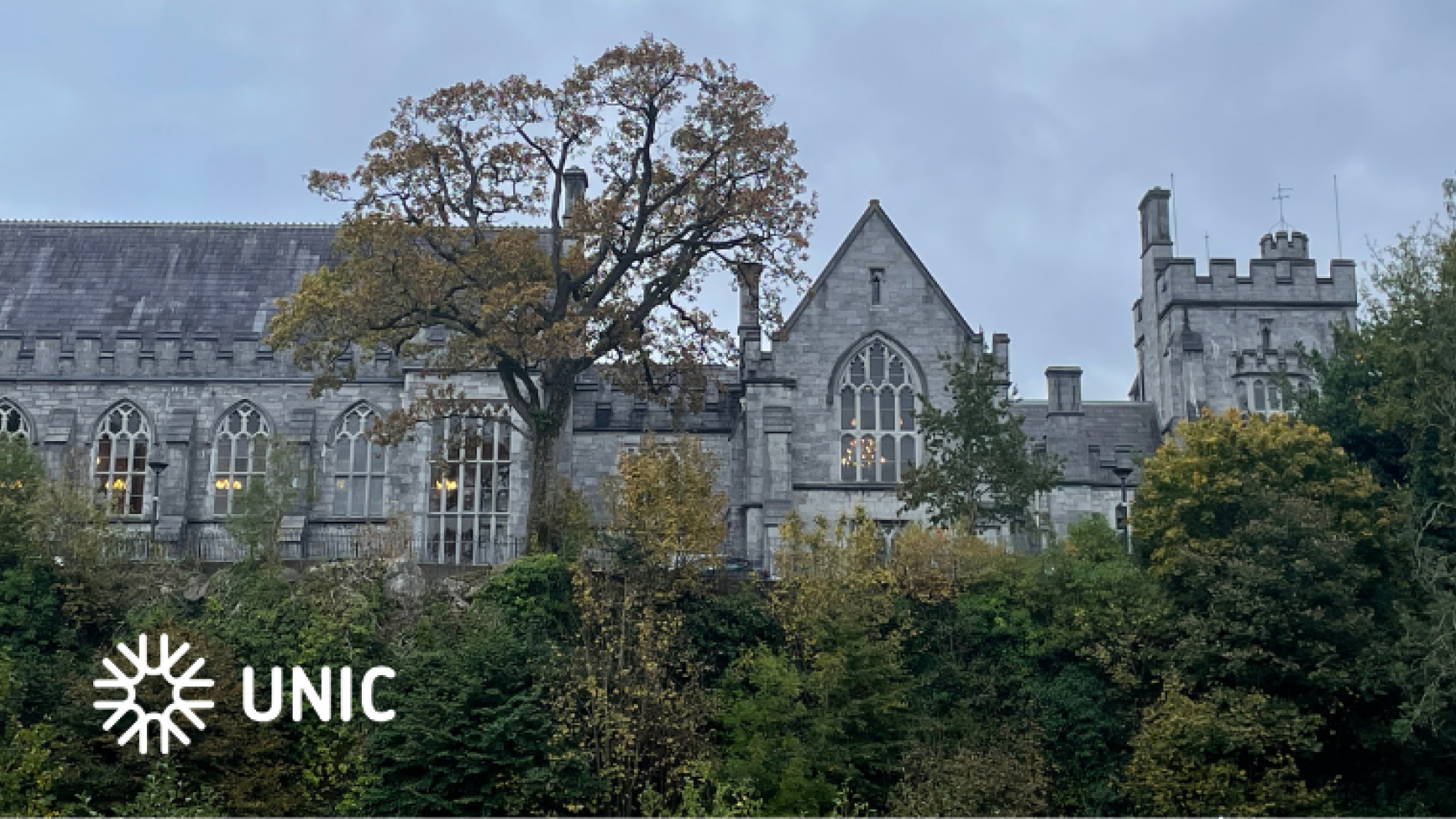 University College Cork Campus and UNIC logo
