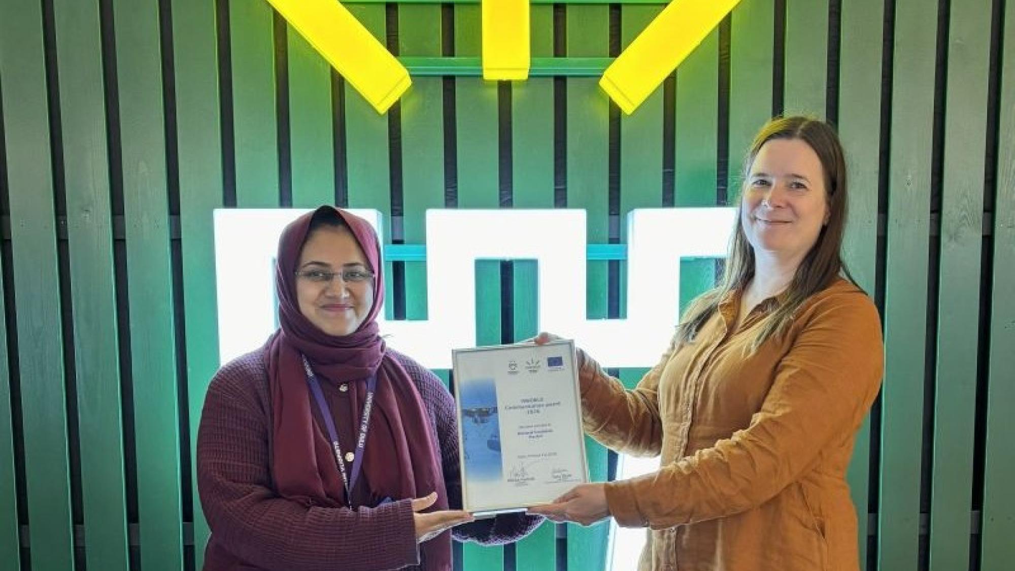 I4WORLD Communication award 2026 Ifra Arif