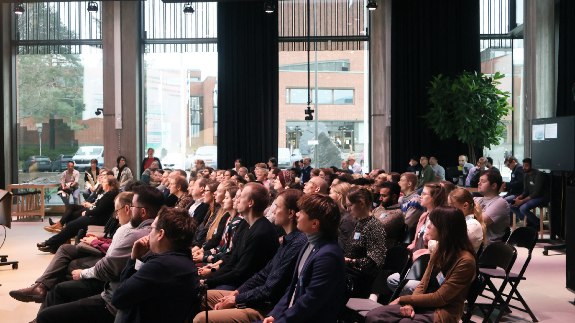 DIWA audience at the Aalto University in Biannual meeting