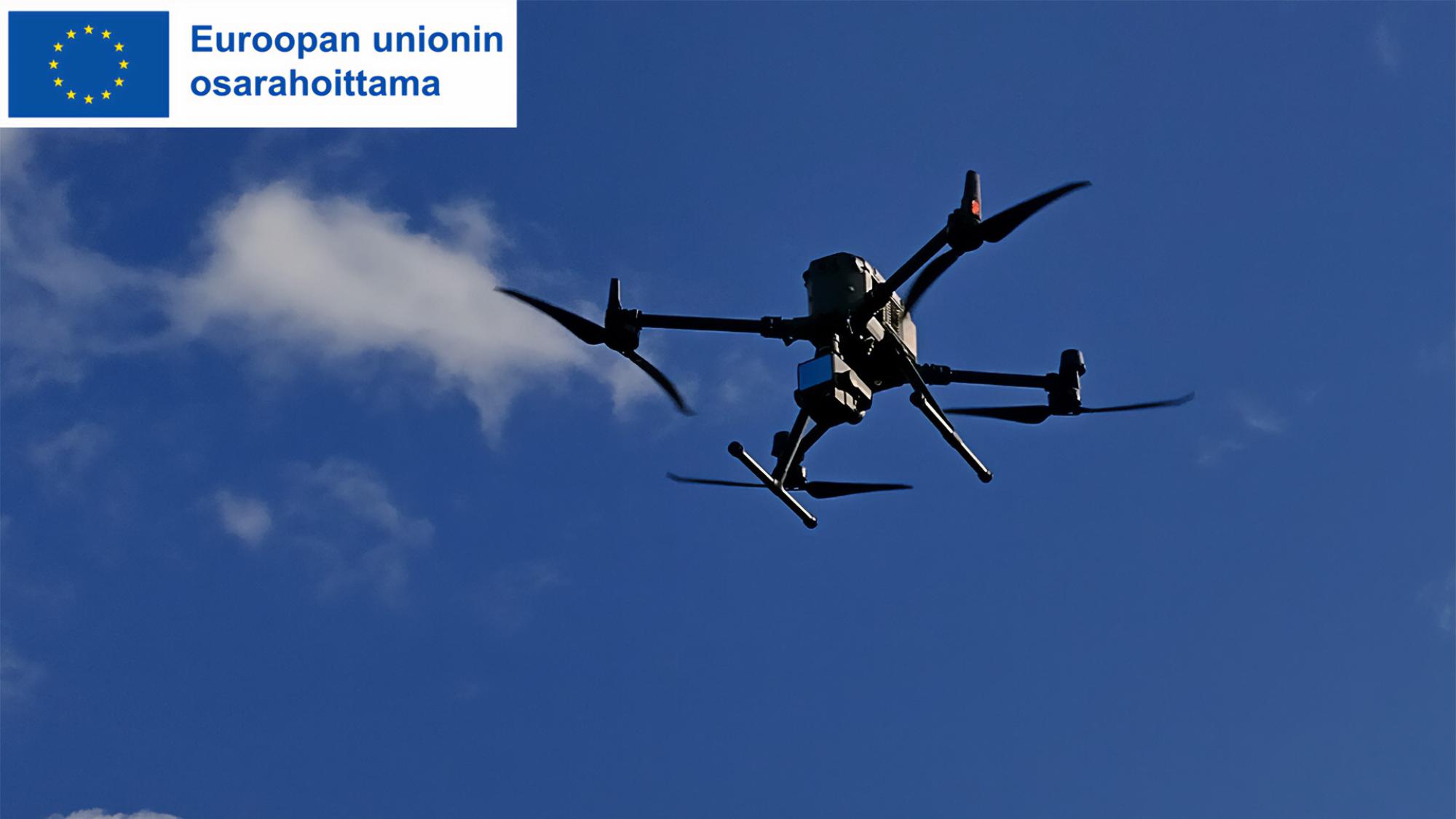 Drooni ja EU-logo