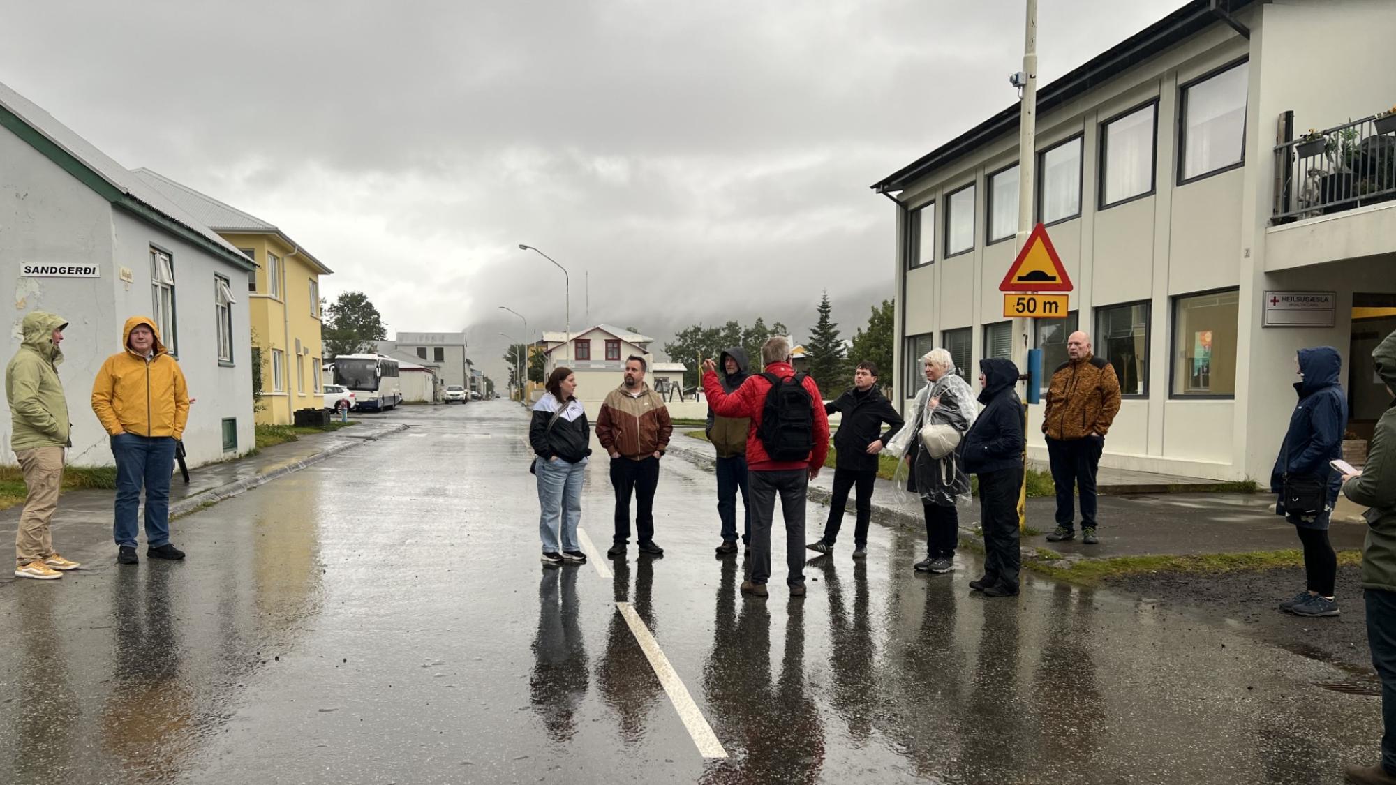 katunäkymä Islannista
