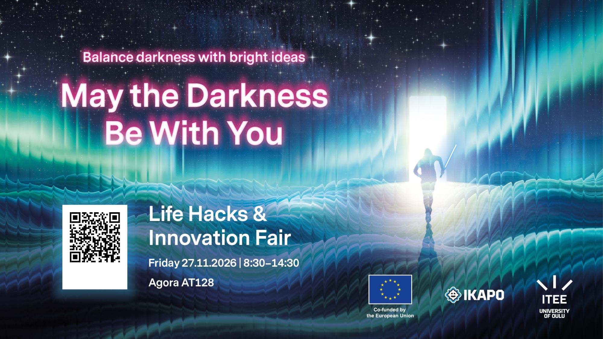 Marketing material of the May the darkness be with you event