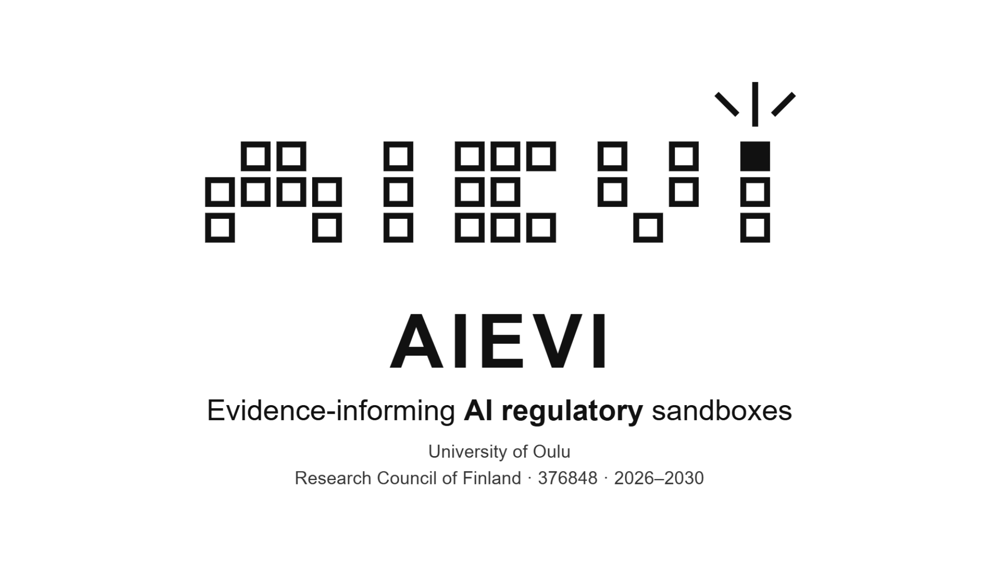 AIEVI - Evidence-informing AI regulatory sandboxes