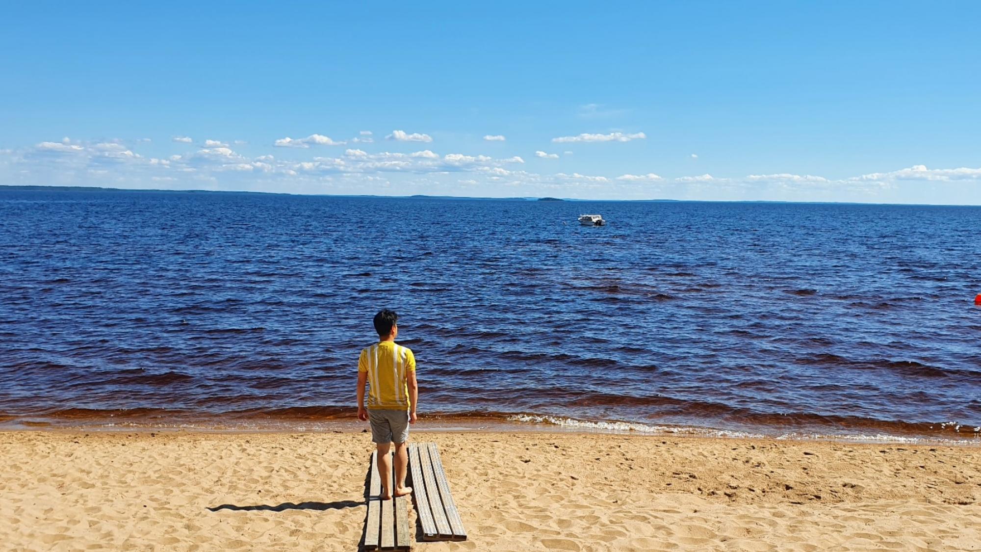 Jian-an at Säräisniemi beach