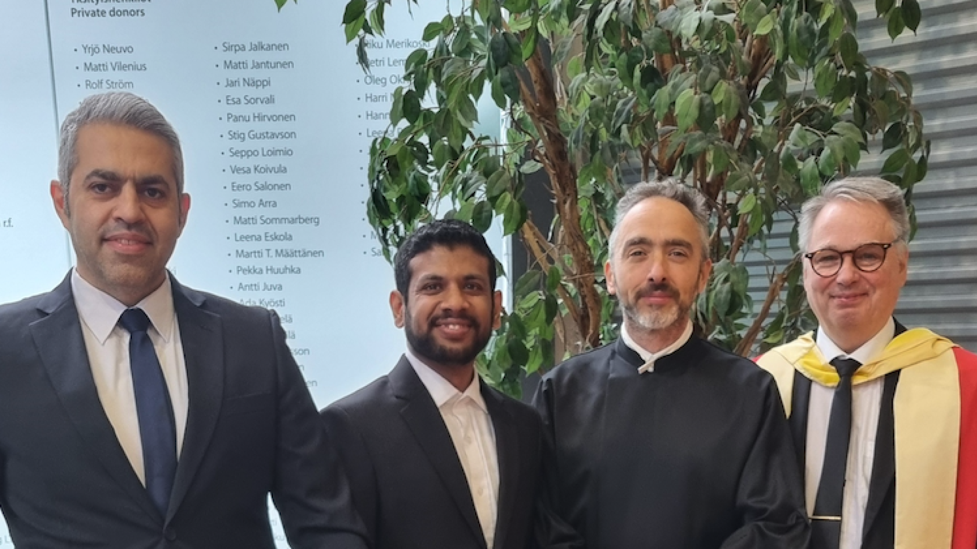 A sense of relief after the dissertation defense