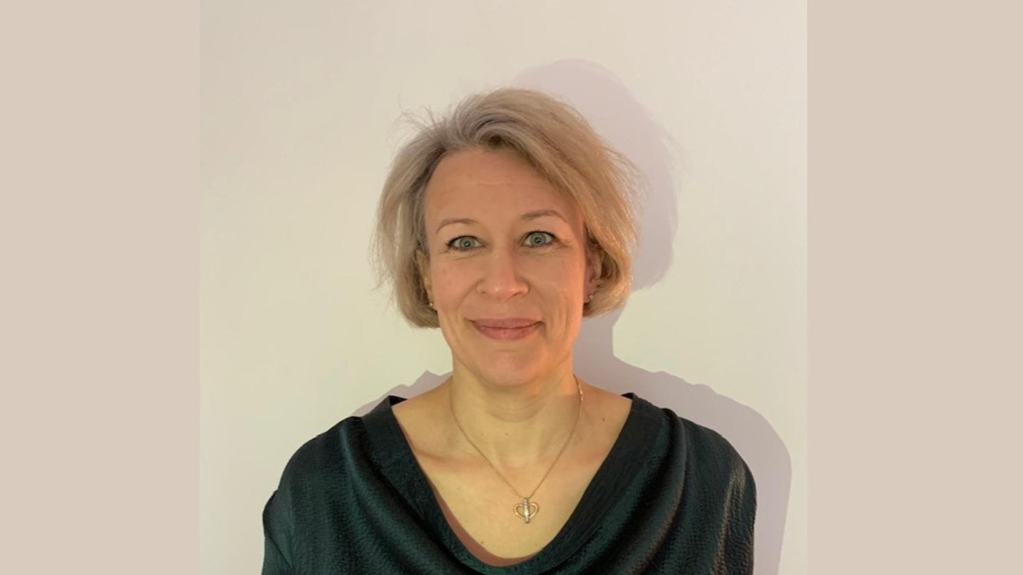 Professor Elina Saarivirta-Huttunen in a portrait picture