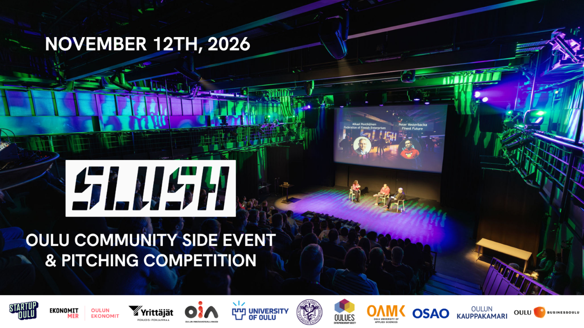 Slush Oulu Community Side Event, 12.11.2026