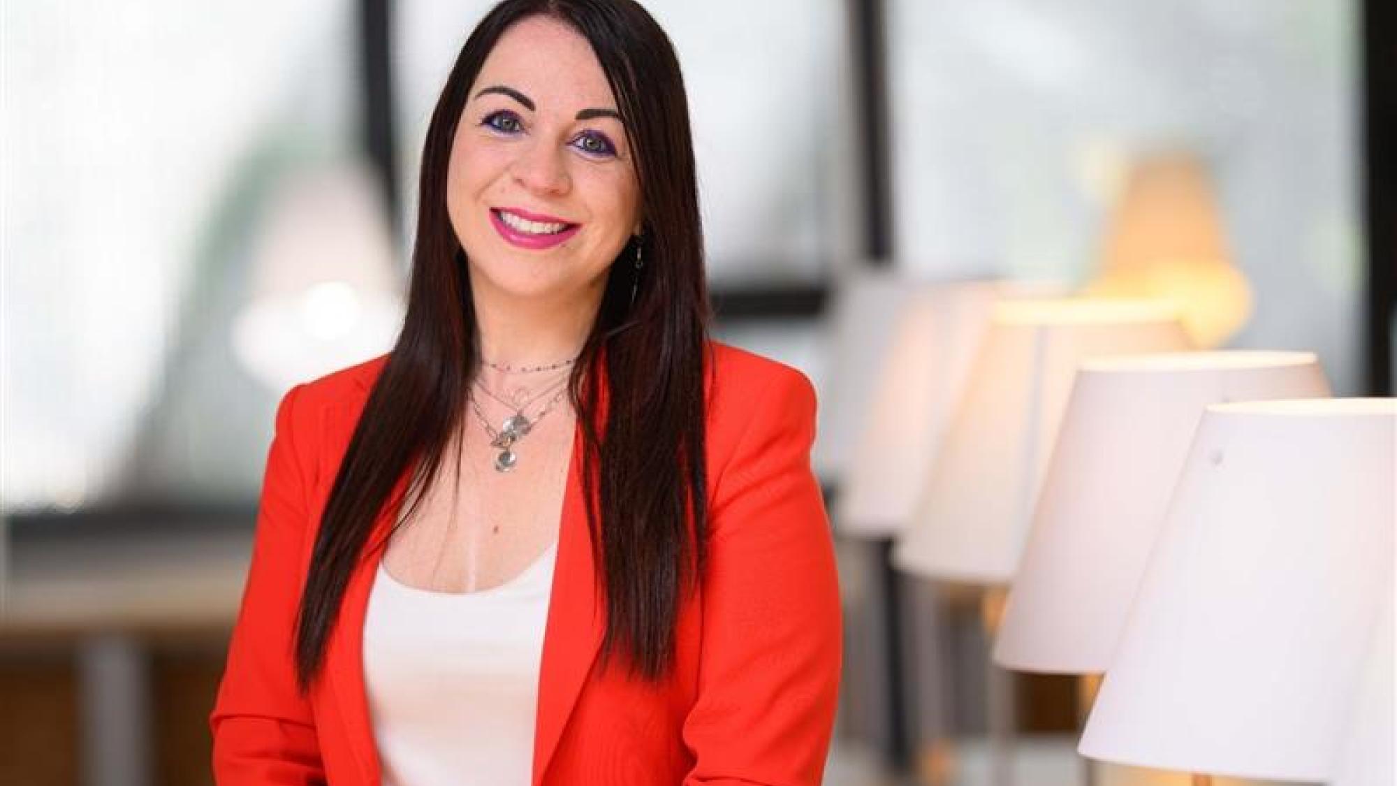 A portrait of Professor Christina Theodoraki smiling