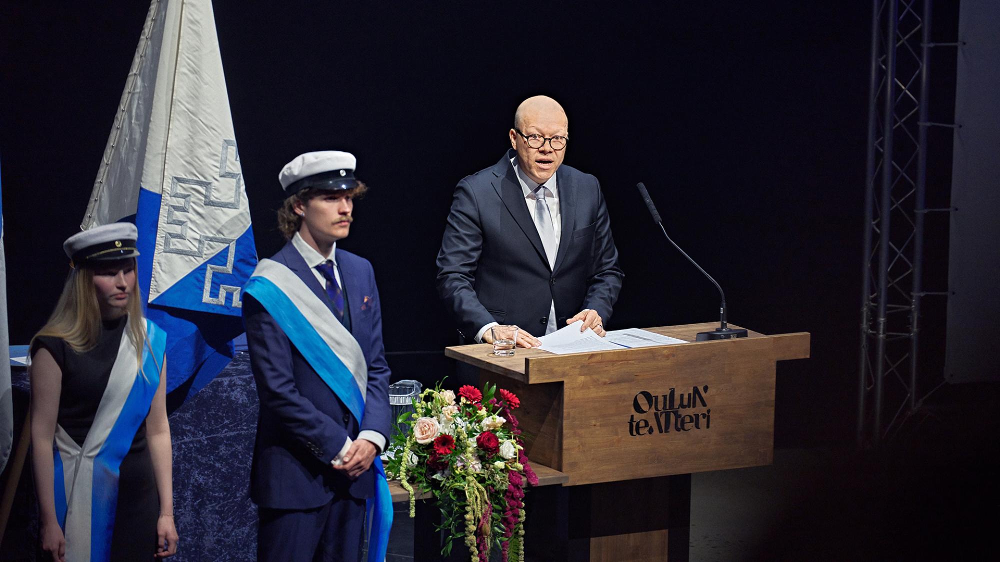 Rector Petteri Alahuhta at the Opening Ceremony of the Academic Year 2026–2027