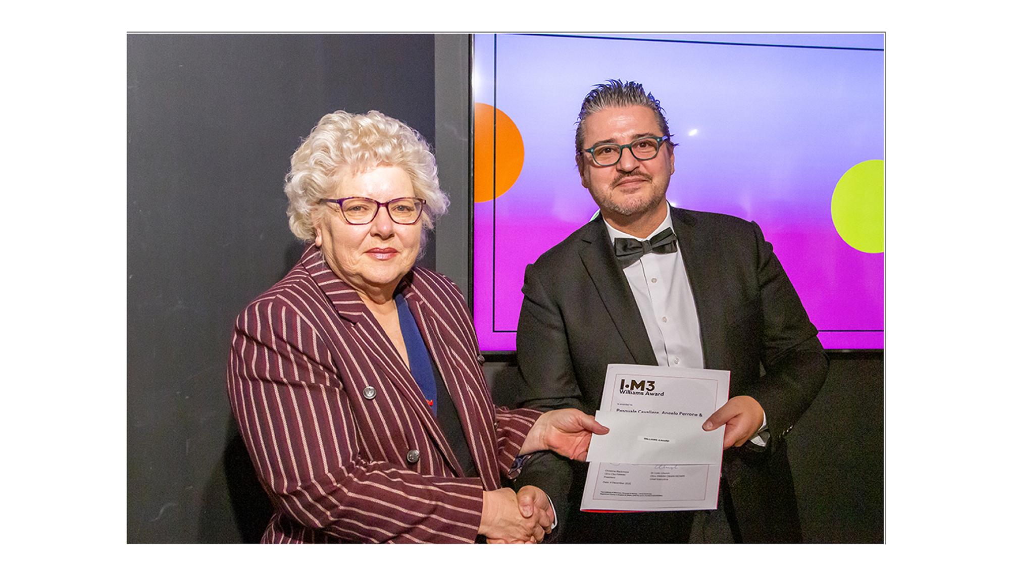 Williams Award 2025 to Professor Cavaliere