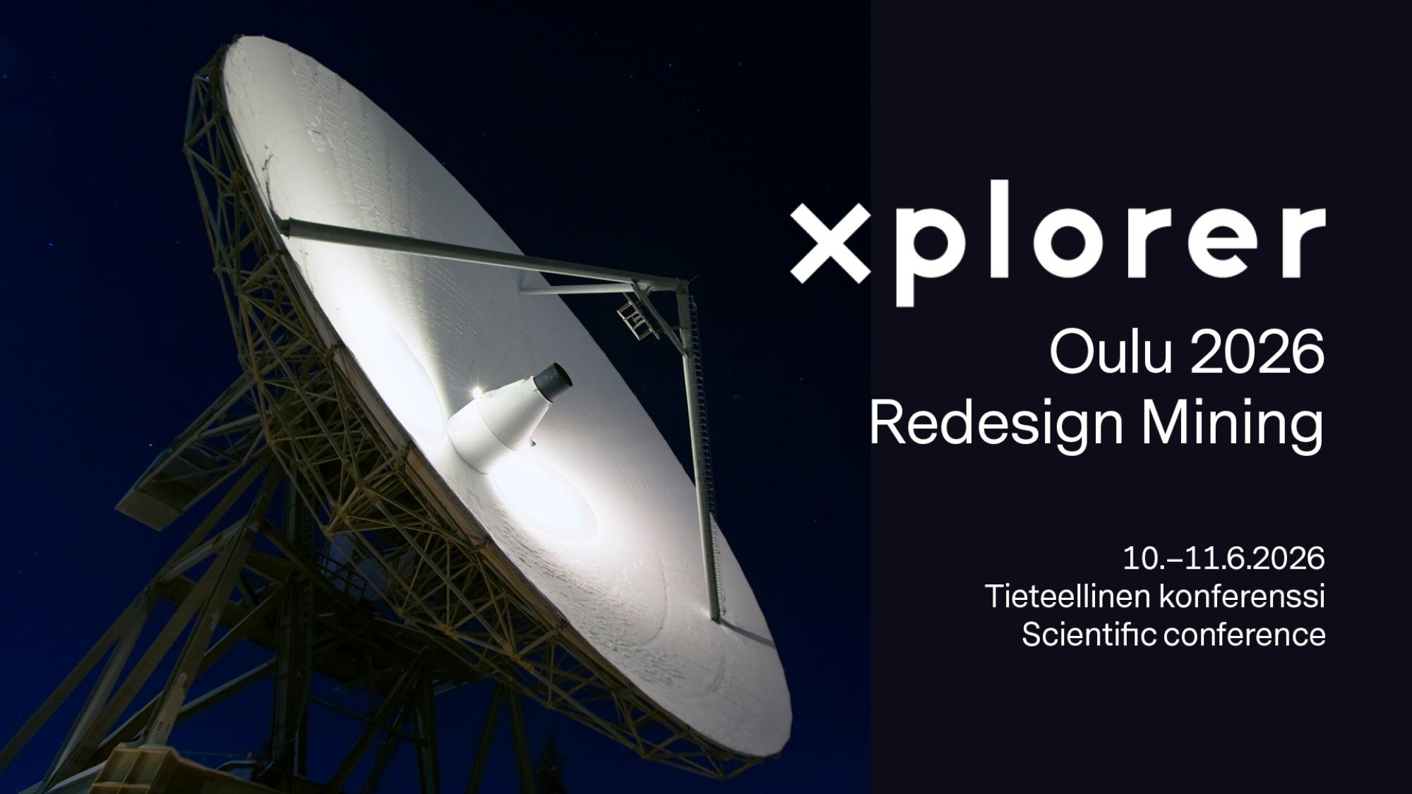 Xplorer 2026 Oulu tieteellinen konferenssi